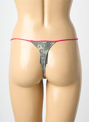 String tissage satiné vert CHIPIE femme