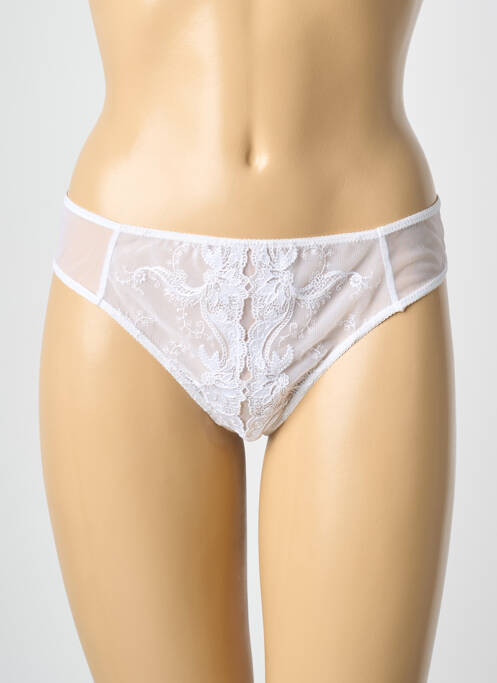 Tanga stretch blanc MILLESIA femme