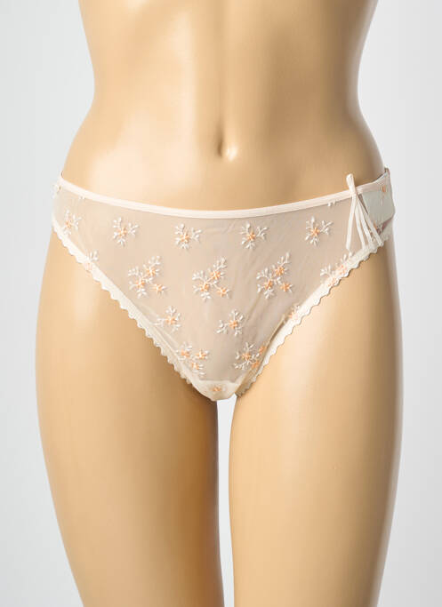 Tanga stretch orange MARIE JO femme
