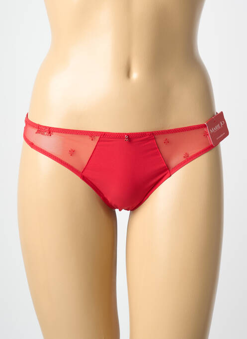 Tanga stretch rouge MARIE JO femme