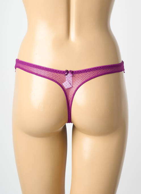String stretch violet CHANTELLE femme