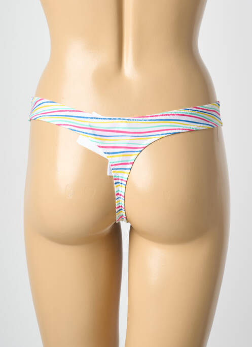Tanga tissage satiné blanc PRIMA DONNA femme