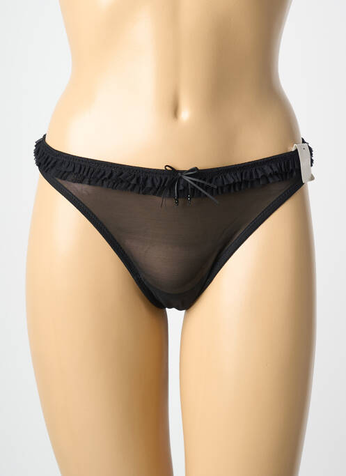 String stretch noir MARIE JO femme