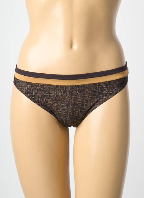 String tissage satiné marron PRIMA DONNA femme