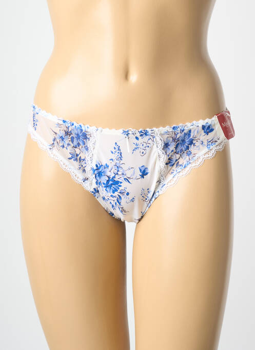 Tanga bleu MARIE JO femme