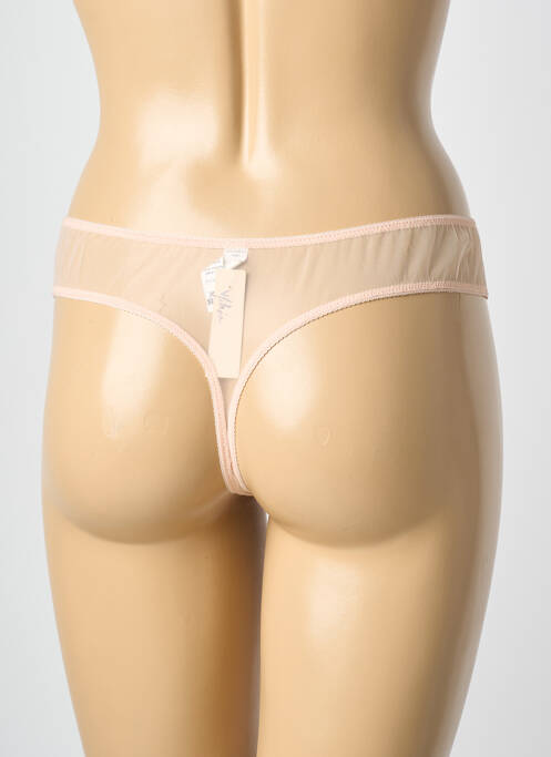 Tanga rose MILLESIA femme