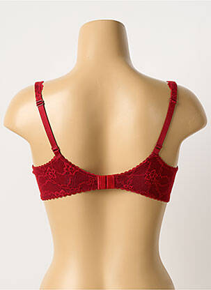 Soutien-gorge effet matière satinée haut soutien-gorge emboitant rouge ROSA FAIA femme