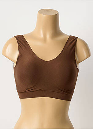 Soutien-gorge sans armature brassieres marron CHANTELLE femme