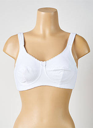 Soutien-gorge sans armature haut soutien-gorge emboitant blanc PIEGE femme
