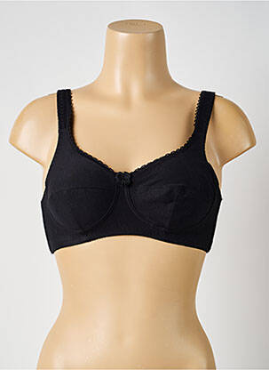Soutien-gorge sans armature haut soutien-gorge emboitant noir PIEGE femme