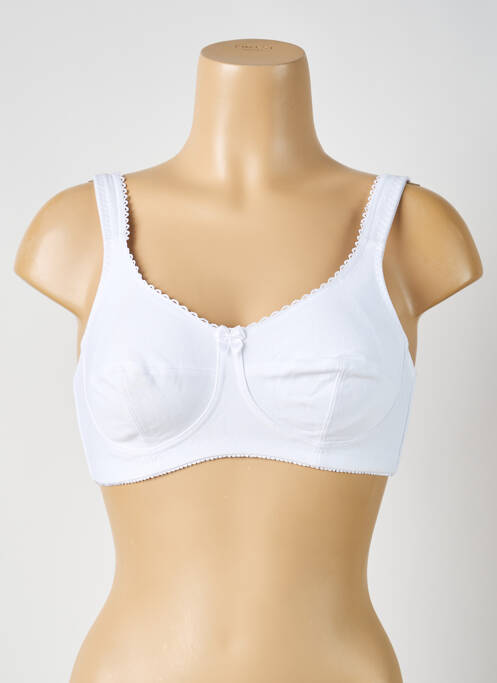 Soutien-gorge sans armature haut soutien-gorge emboitant blanc PIEGE femme