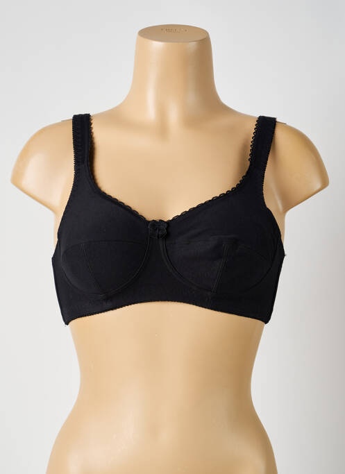 Soutien-gorge sans armature haut soutien-gorge emboitant noir PIEGE femme