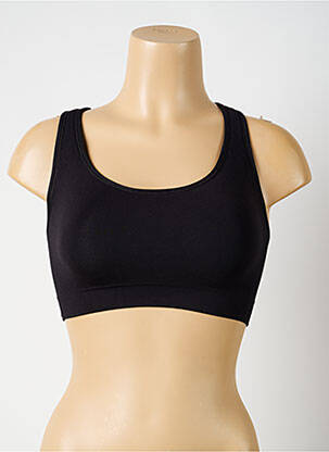 Soutien-gorge sans armature brassieres noir LIZ femme