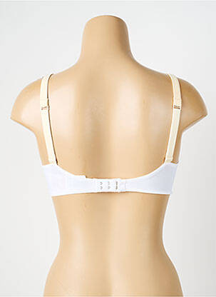 Soutien-gorge effet matière satinée haut soutien-gorge emboitant blanc ROSA FAIA femme