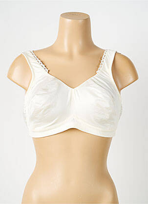 Soutien-gorge effet matière satinée haut soutien-gorge emboitant beige ROSA FAIA femme