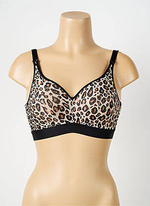 Soutien-gorge effet matière satinée haut soutien-gorge emboitant noir CHANTELLE femme