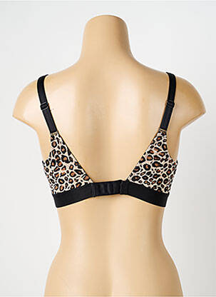 Soutien-gorge effet matière satinée haut soutien-gorge emboitant noir CHANTELLE femme