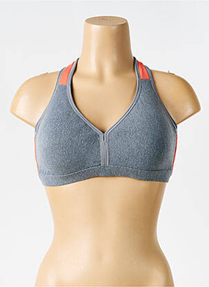 Soutien-gorge sans armature haut soutien-gorge nageur gris LIZ femme