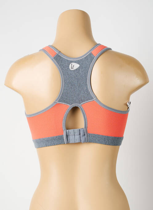 Soutien-gorge sans armature haut soutien-gorge nageur gris LIZ femme