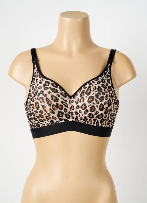 Soutien-gorge sans armature haut soutien-gorge emboitant noir CHANTELLE femme