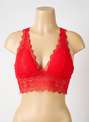 Soutien-gorge sans armature haut soutien-gorge moulé rouge PASSIONATA femme