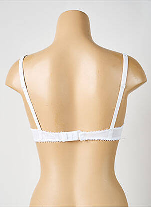 Soutien-gorge sans armature haut triangles blanc MILLESIA femme