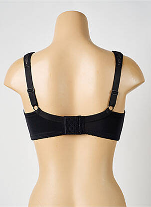 Soutien-gorge effet matière satinée haut soutien-gorge emboitant noir PIEGE femme