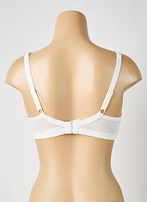 Soutien-gorge sans armature haut soutien-gorge emboitant blanc PIEGE femme