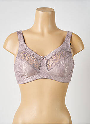 Soutien-gorge sans armature haut soutien-gorge emboitant violet PIEGE femme