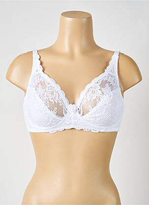 Soutien-gorge blanc PIEGE femme