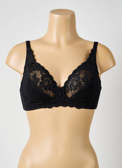 Soutien-gorge sans armature haut soutien-gorge emboitant noir PIEGE femme