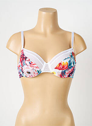 Soutien-gorge effet matière satinée haut soutien-gorge emboitant blanc PASSIONATA femme