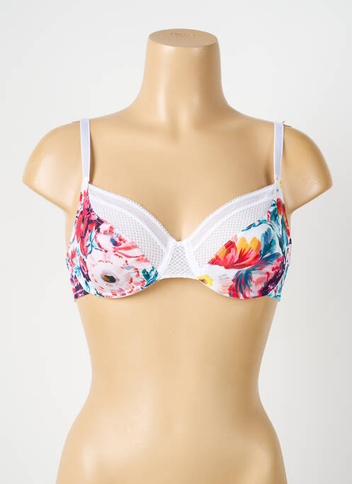 Soutien-gorge effet matière satinée haut soutien-gorge emboitant blanc PASSIONATA femme