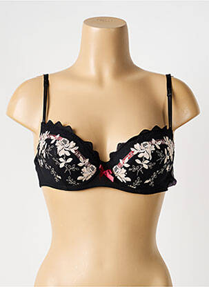 Soutien-gorge broderie haut soutien-gorge moulé noir NINA RICCI femme