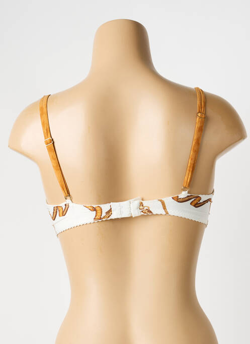 Soutien-gorge bretelles élastiquées ajustables haut bandeau blanc MILLESIA femme