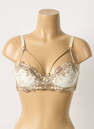 Soutien-gorge haut soutien-gorge moulé haut soutien-gorge moulé beige MILLESIA femme