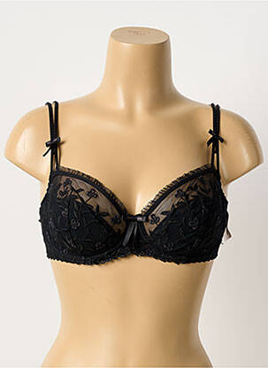 Soutien-gorge broderie haut soutien-gorge moulé noir MARIE JO femme