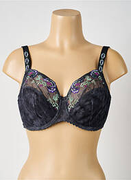 Soutien-gorge broderie haut soutien-gorge emboitant gris PRIMADONNA femme