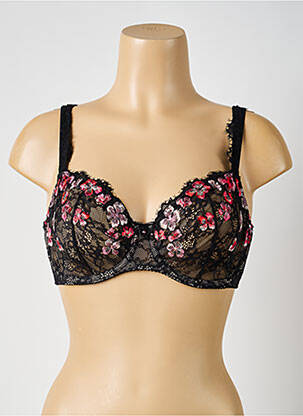 Soutien-gorge broderie haut soutien-gorge emboitant noir PRIMADONNA femme