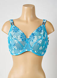 Soutien-gorge broderie haut soutien-gorge emboitant bleu PRIMADONNA femme