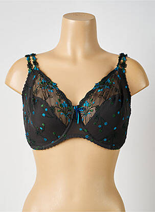 Soutien-gorge broderie haut soutien-gorge emboitant noir PRIMADONNA femme