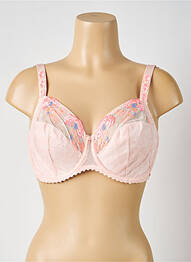 Soutien-gorge broderie haut soutien-gorge emboitant rose PRIMADONNA femme