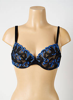Soutien-gorge broderie haut soutien-gorge emboitant noir CHANTELLE femme