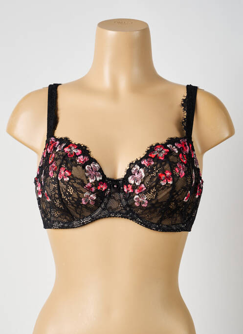Soutien-gorge broderie haut soutien-gorge emboitant noir PRIMA DONNA femme