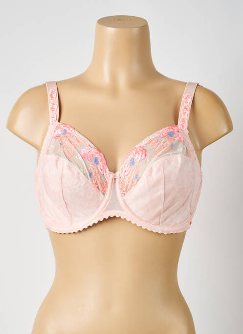 Soutien-gorge broderie haut soutien-gorge emboitant rose PRIMA DONNA femme