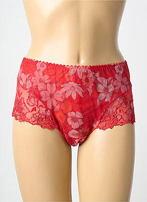 Shorty tulle transparent rouge PRIMADONNA femme