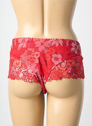 Shorty tulle transparent rouge PRIMADONNA femme