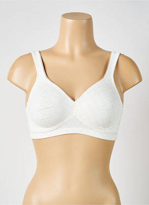 Soutien-gorge sans armature haut soutien-gorge emboitant blanc ROSA FAIA femme