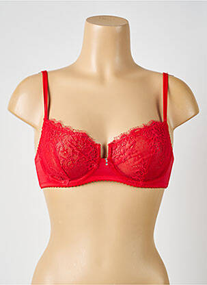 Soutien-gorge avec armature rouge PIEGE femme