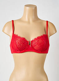 Soutien-gorge avec armature rouge PIEGE femme